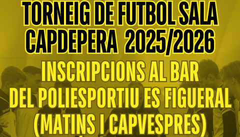 TORNEIG DE FUTBOL SALA CAPDEPERA 2025/26