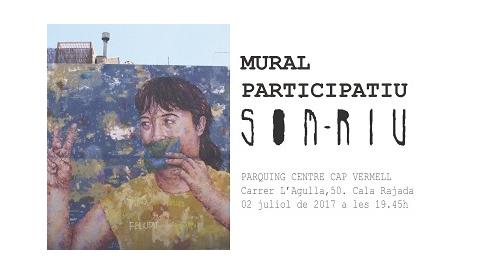 Inauguració del mural participatiu Som Riu Capdepera