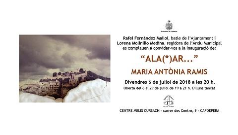 Inauguració de l'exposició 'Ala(*)ar' de Mª Antònia Ramis 